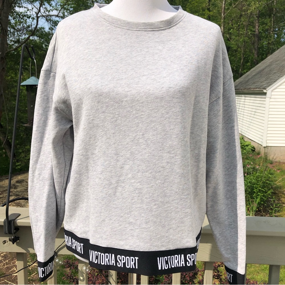 Victoria Sport Grey Logo Sweatshirt